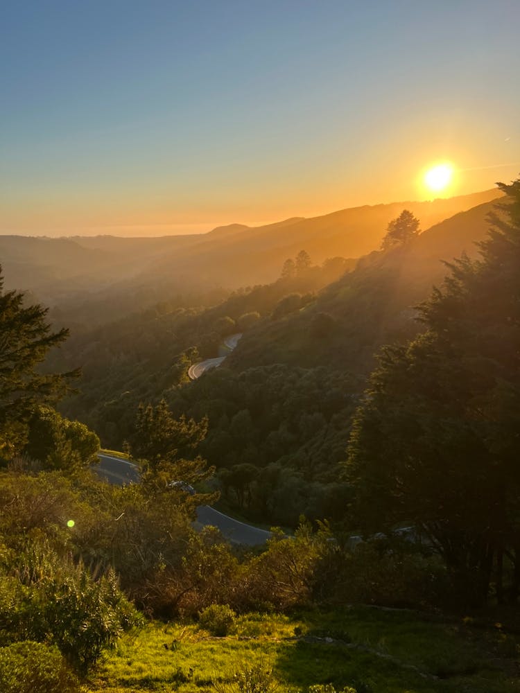 Coucher de soleil Mill Valley, California