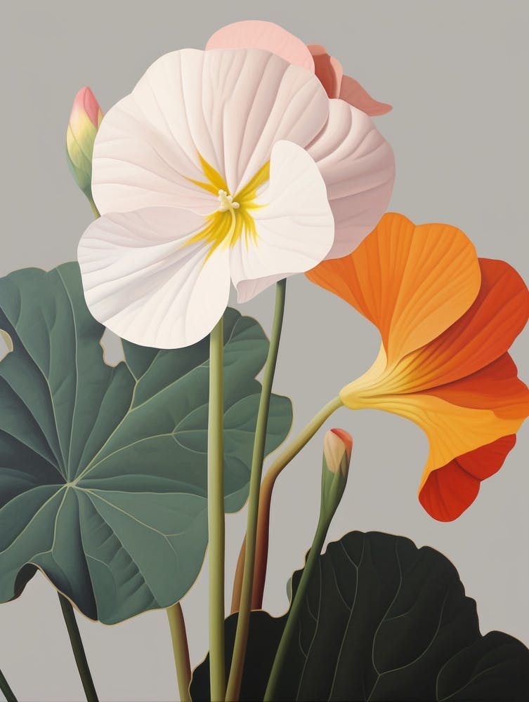 Flower Illustration Nasturtium 4