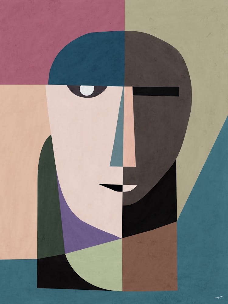 Abstract Portrait Of A Man