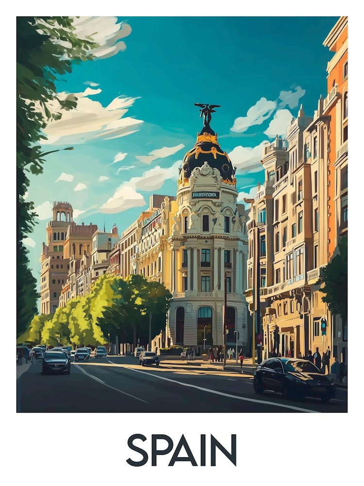 Affiche de voyage Spain