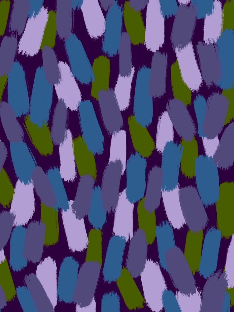 Purple And Green Brush Strokes