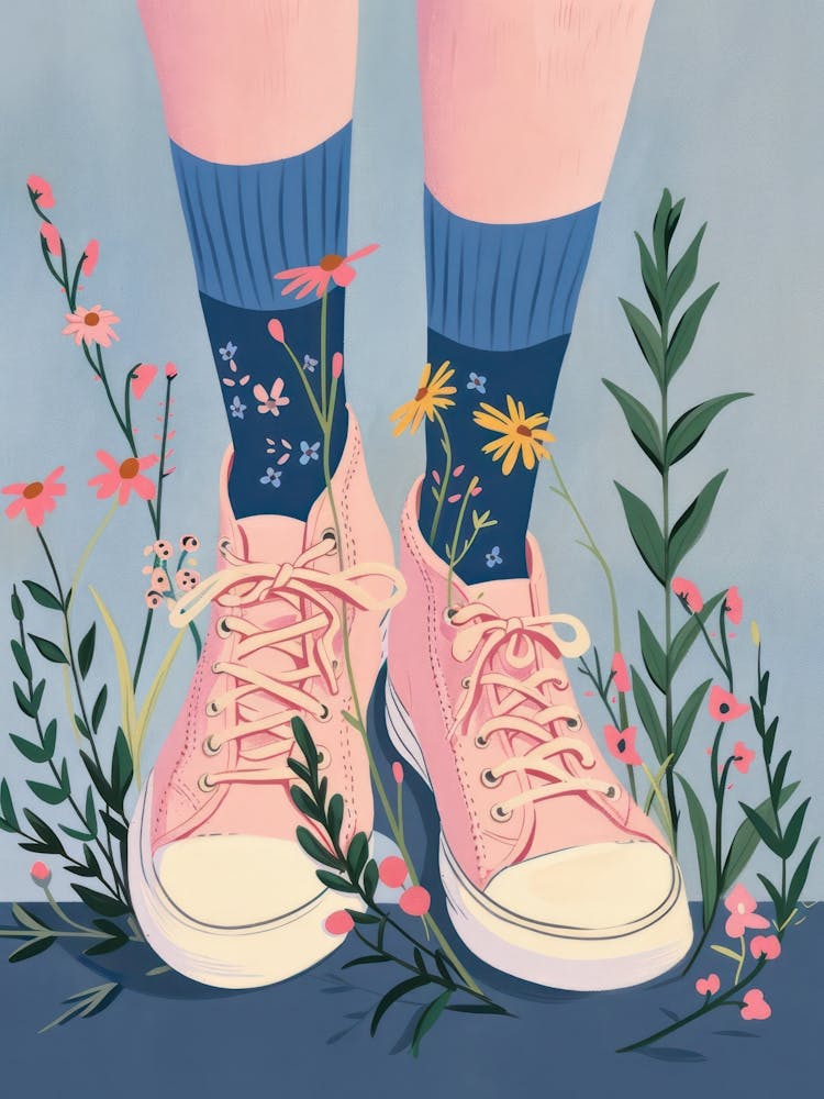 Spring Flowers And Sneakers 8