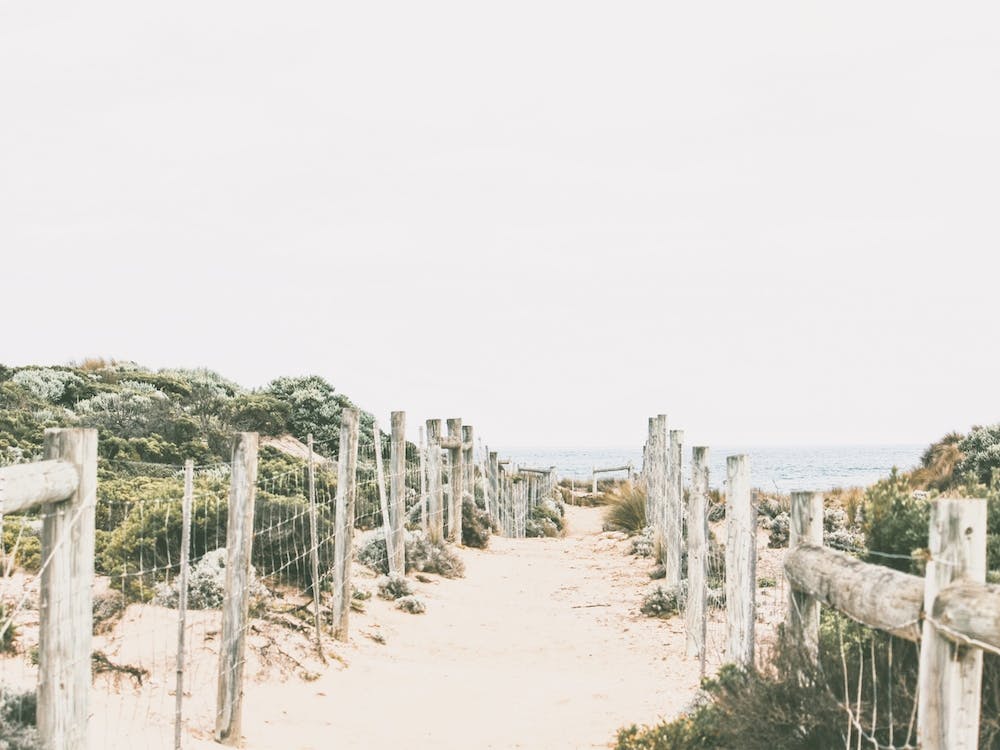 Neutral Beach Walkway