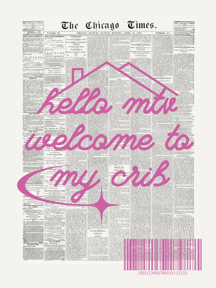 Hi MTV Welcome to My Crib Newspaper 2