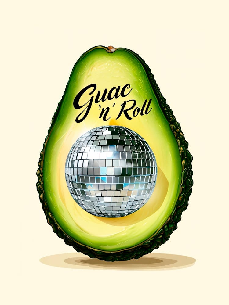 Avocado Disco Ball