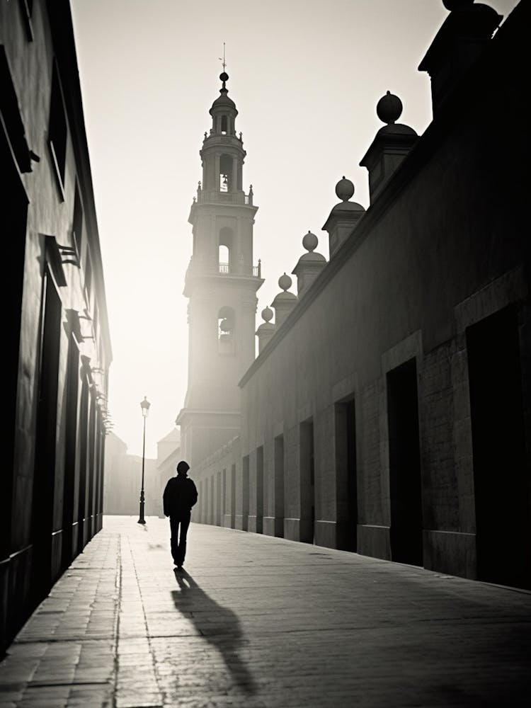 Zaragoza, Spain, Black And White Analogue Photography 2