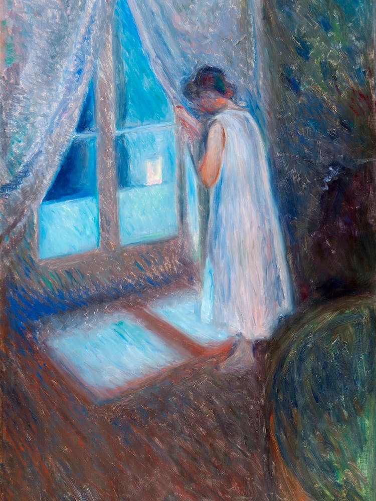 The Girl By The Window, Edvard Munch