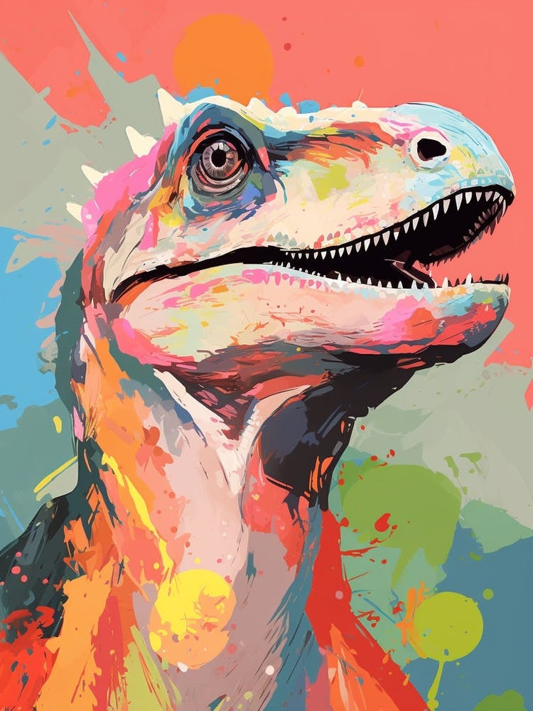 Colourful Dinosaur Dromaeosaurus 5