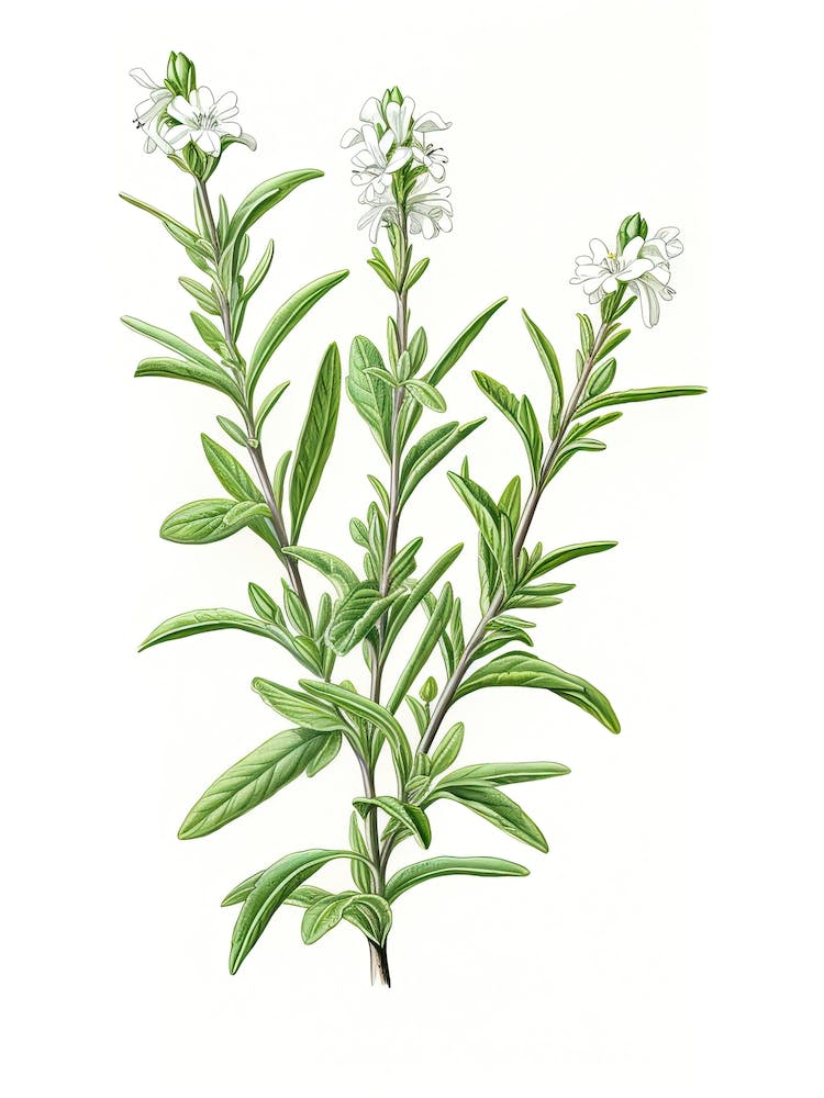 Wingter Savory Vintage Botanical Herbs 3