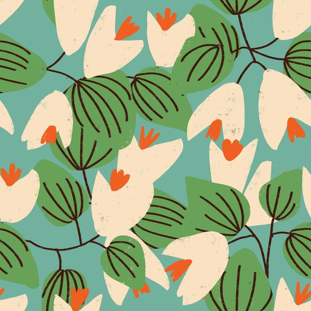 Mid Summer Flower Blue