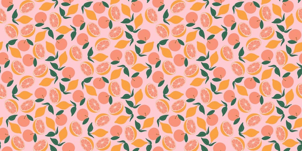 Citrus On Pink