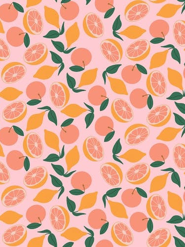 Citrus On Pink