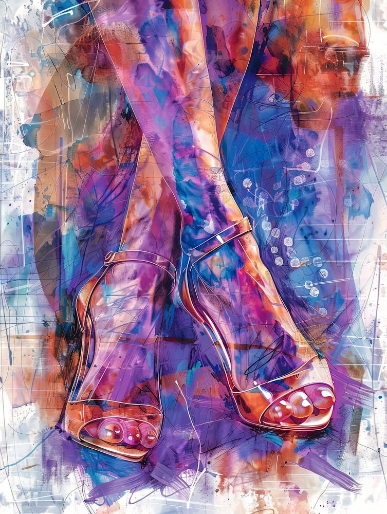Toile - Pieds de Femme