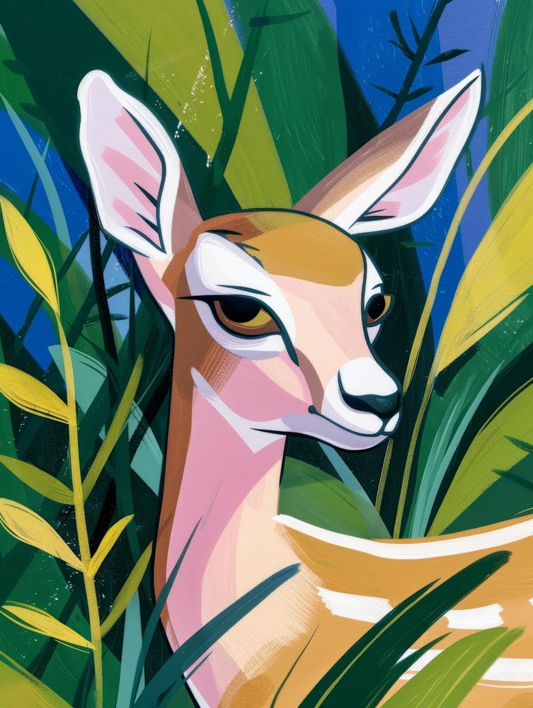 Deer In The Jungle