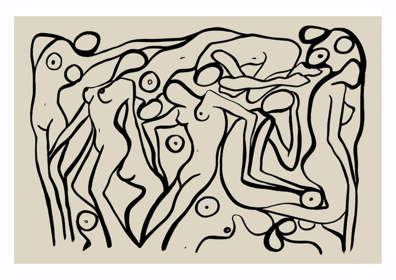 Psychedelic Nudes 2 Beiges