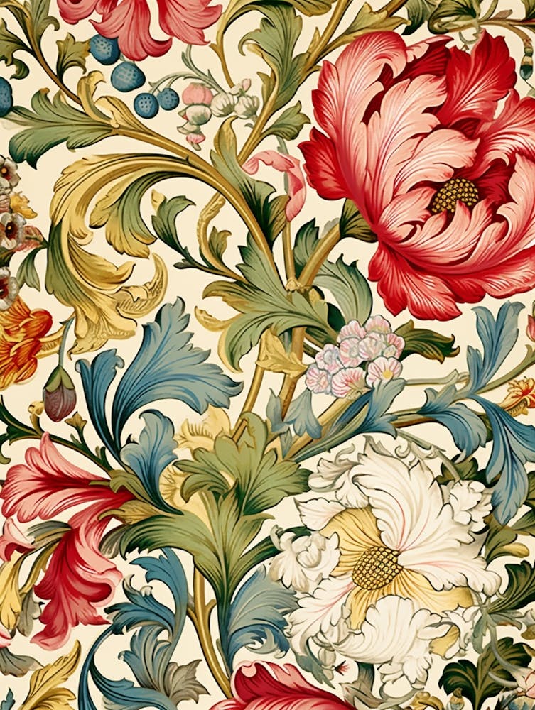 Blumentapete 221