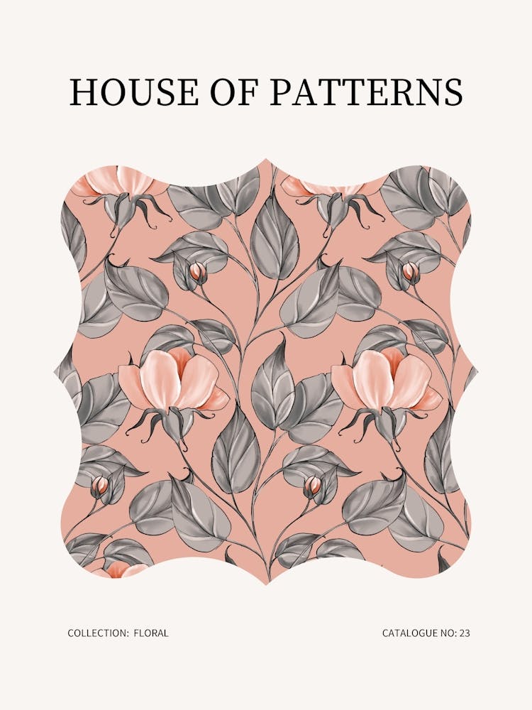 Floral Pattern Poster 23