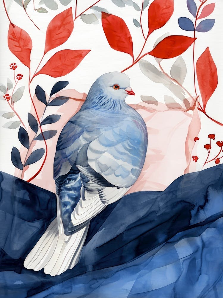 Dove bird animal illustration art