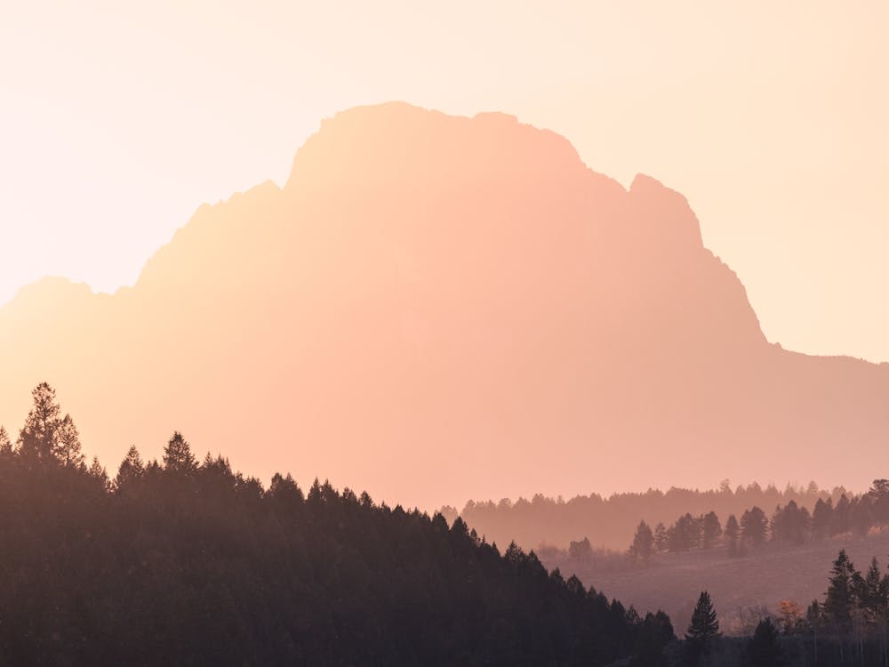Mountain Sunset - Grand Teton National Park