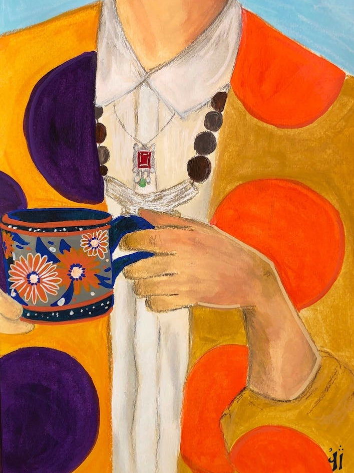 Coffee And Polka Dots