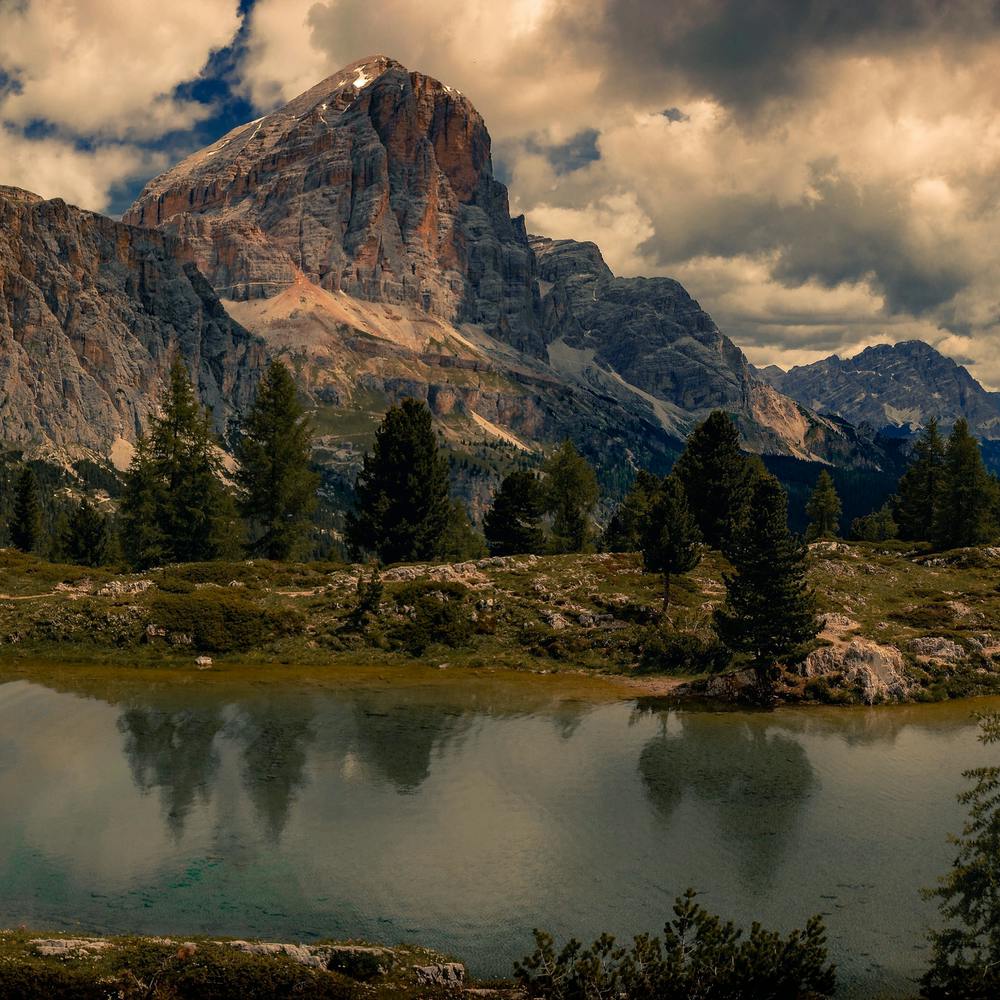 Dolomite Mountain Lake