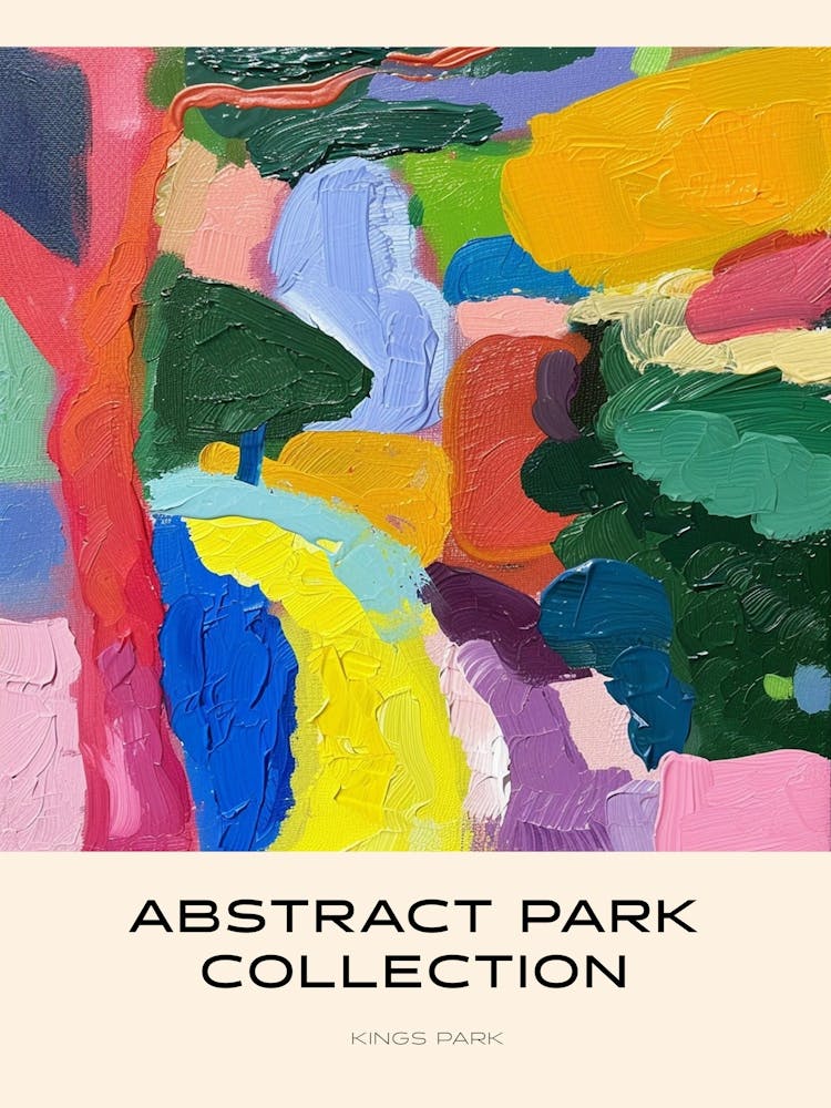 Abstract Park Collection Poster Kings Park Perth Australia 4