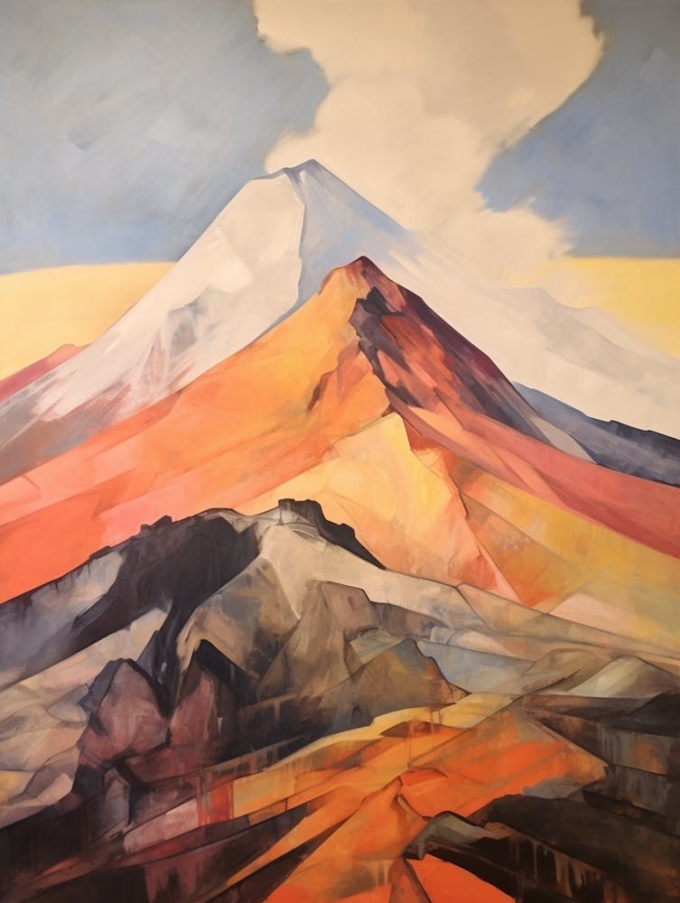 Pikes Peak Usa 3 Mountain Painting