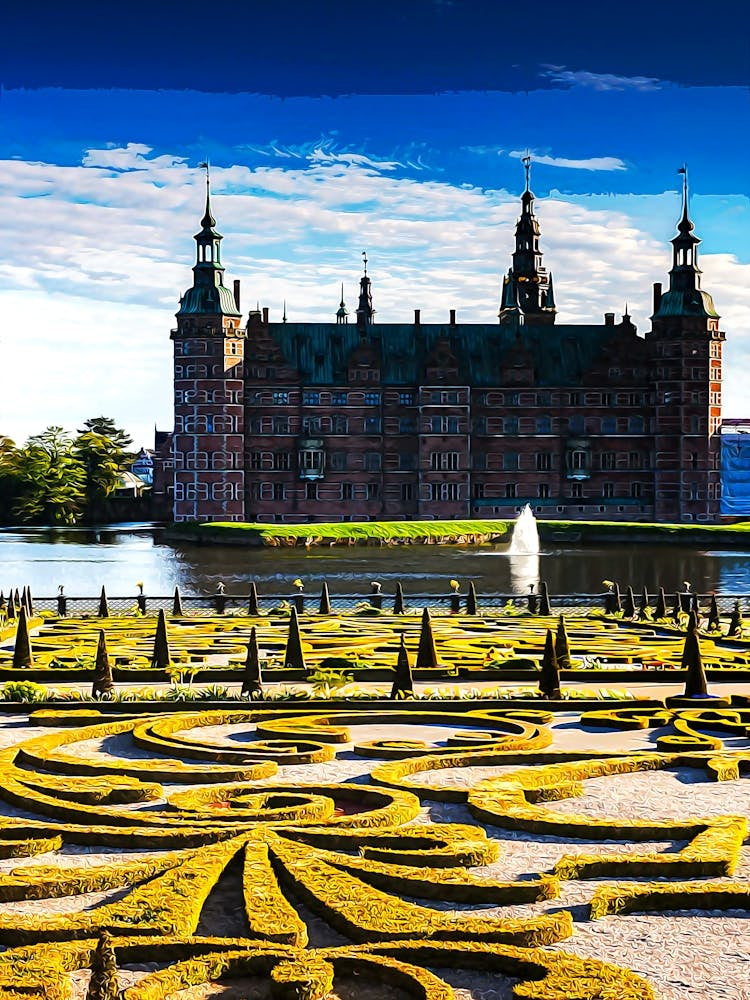 Denmark, Zealand, Hillerod, Exterior