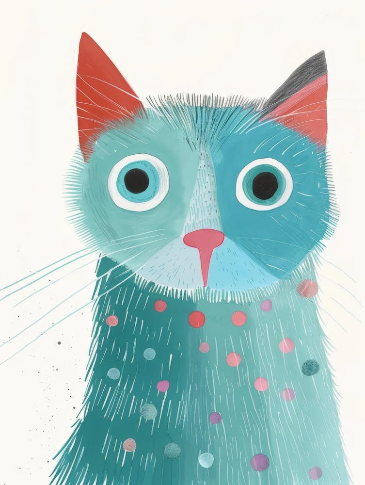 Polka Dot Cat 5