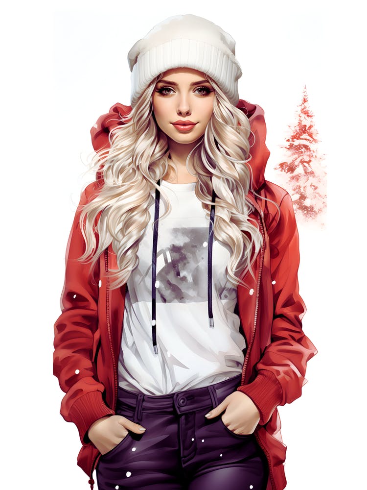 Captivating Watercolor Illustration Fall Fashion