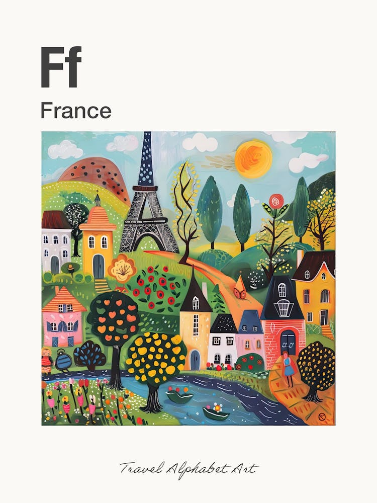 Kids Travel Alphabet France 2