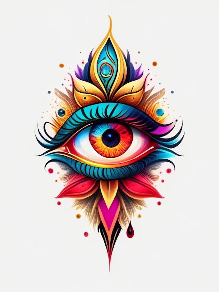Awareness, Symbol, Third Eye Tattoo 1