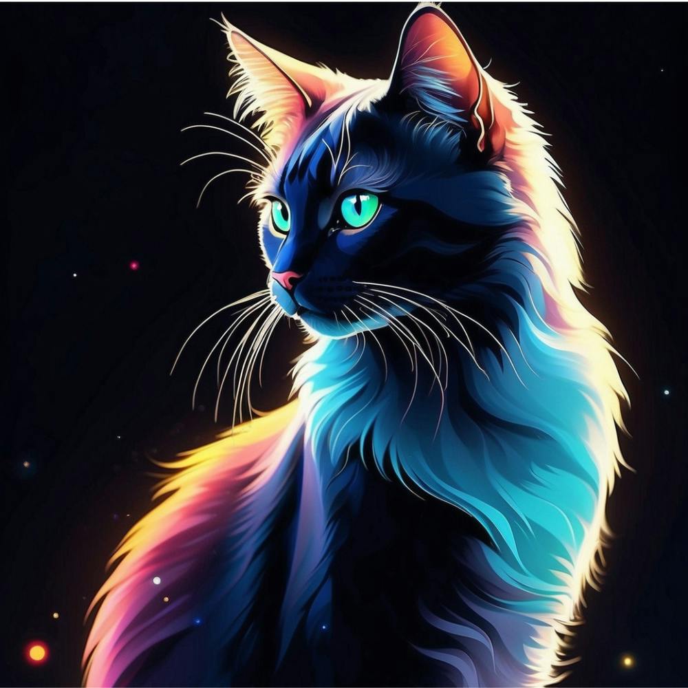 Colorful Cat