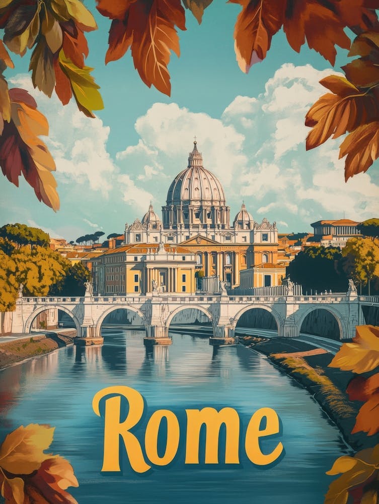 Aihrgdesign A Classic 1960s Travel Poster For Rome Showcasing Db5def4c 6b19 4ed5 A351 A41de44c4003 2