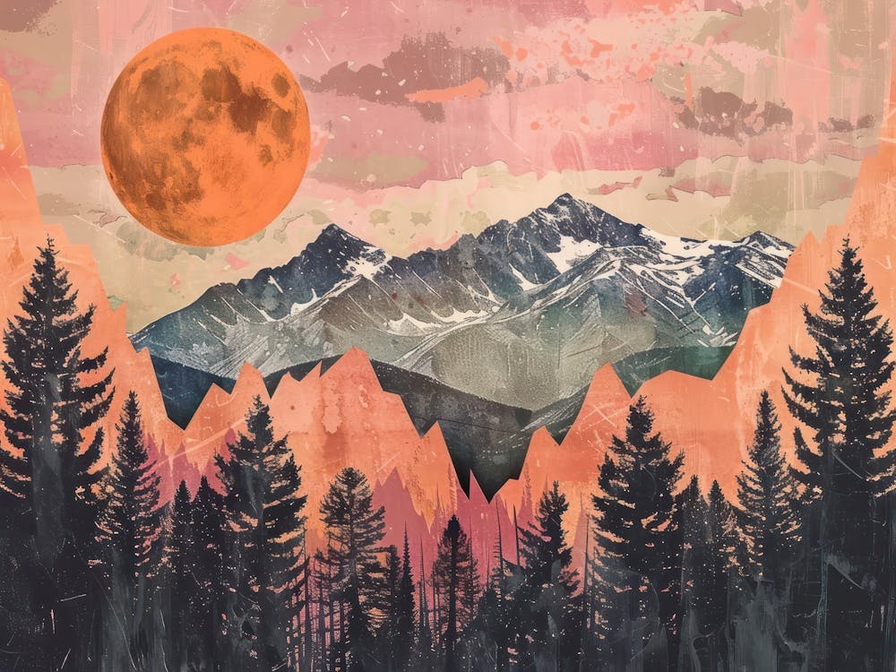 Vintage Woods Illustration 9