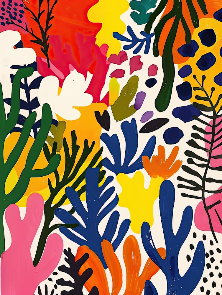 Botanical Wonder Matisse Style