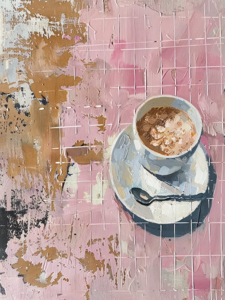 Pink Breakfast Food Porridge 1