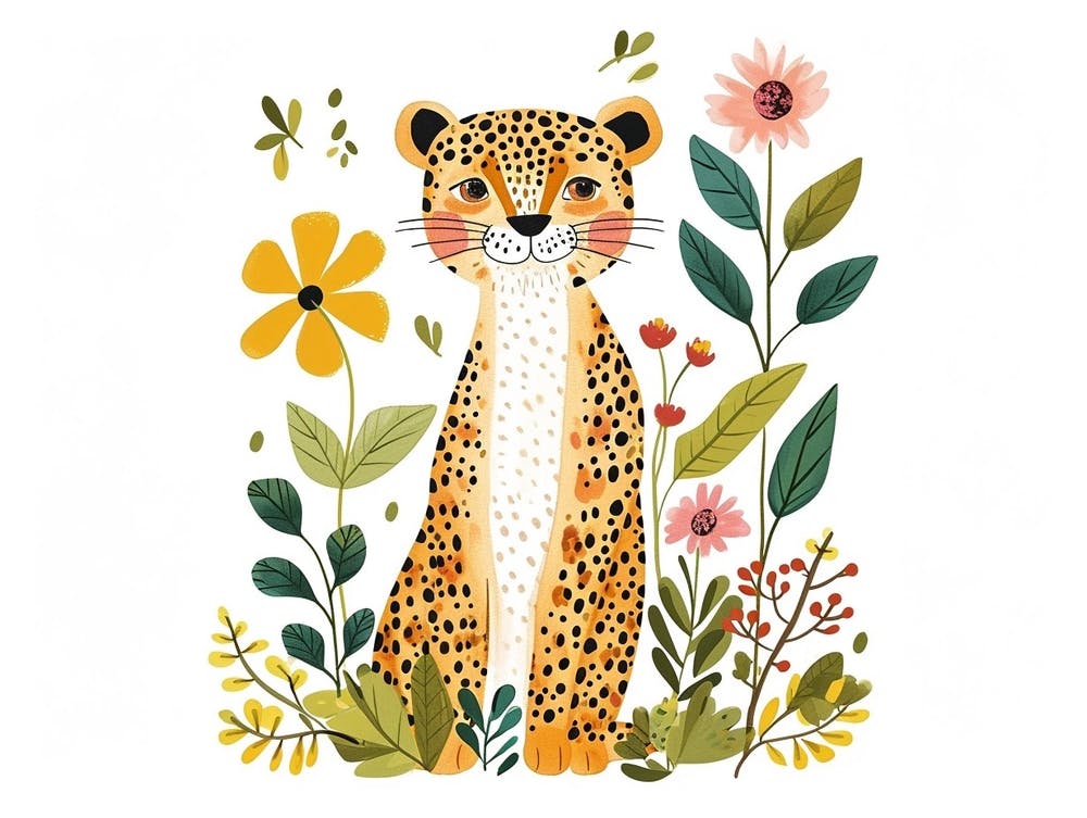 Little Floral Leopard 2