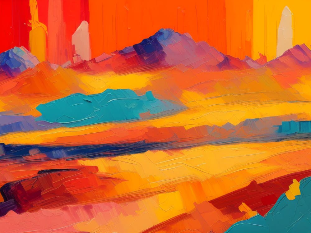 Abstract Landscape Painting 6