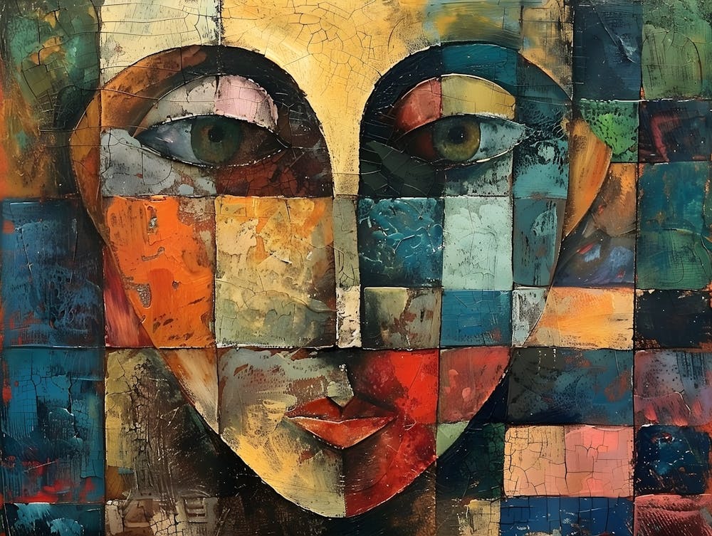 Modern Colorful Faces 1