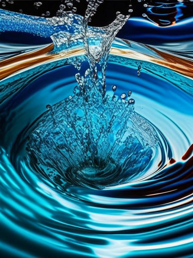 Water As A Symbol Of Life & Purification Waterscape Pop Art Photography 1