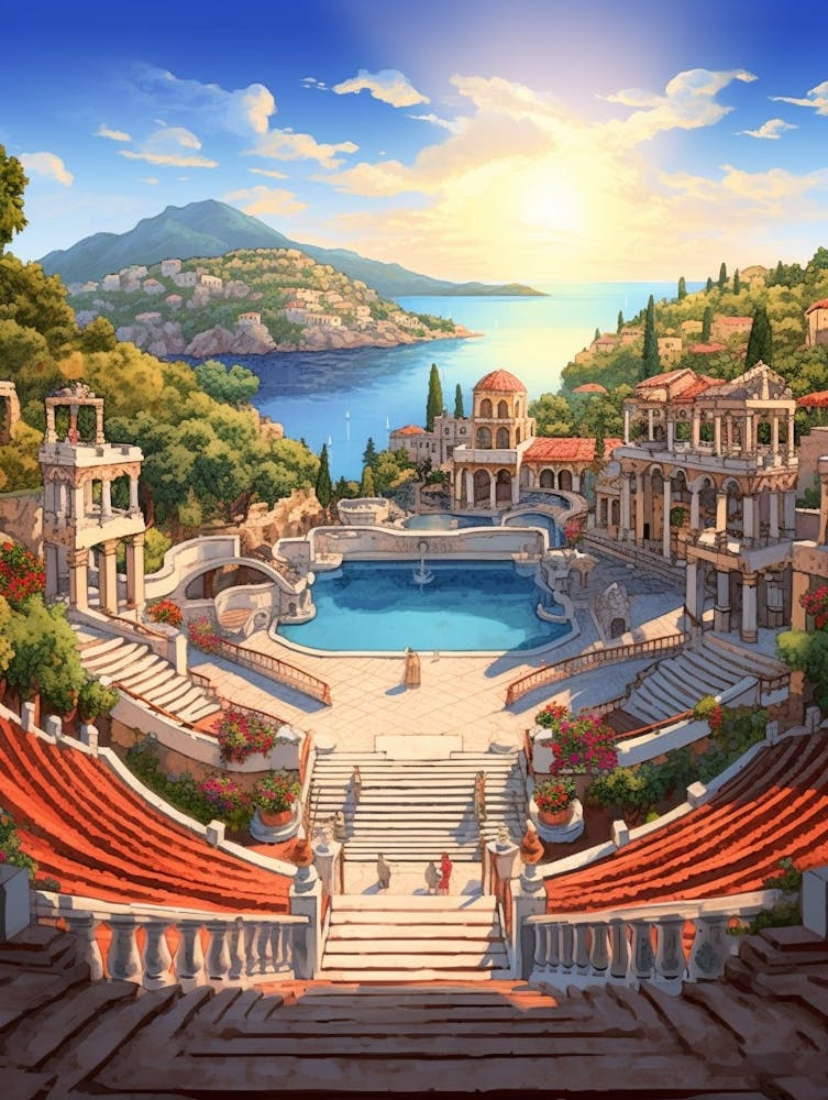 Bodrum Castle St Peters Caastle Pixel Art 4