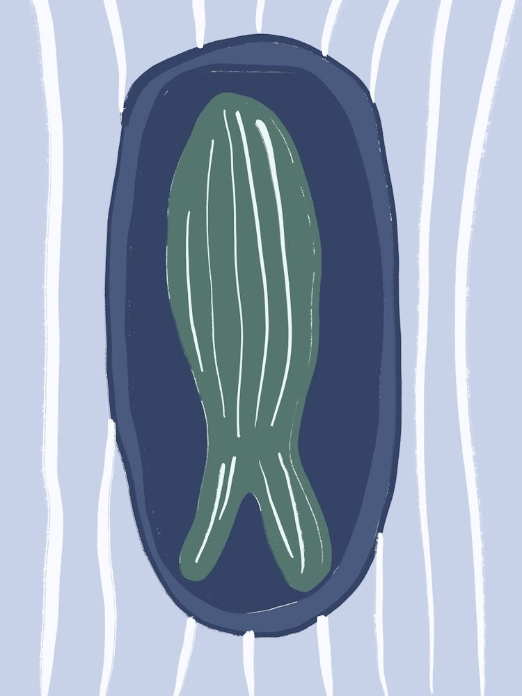 Fish on plate