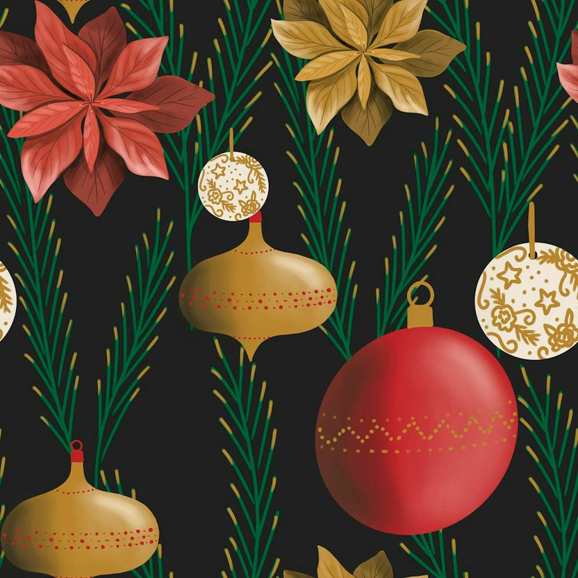 Christmas ornaments pattern