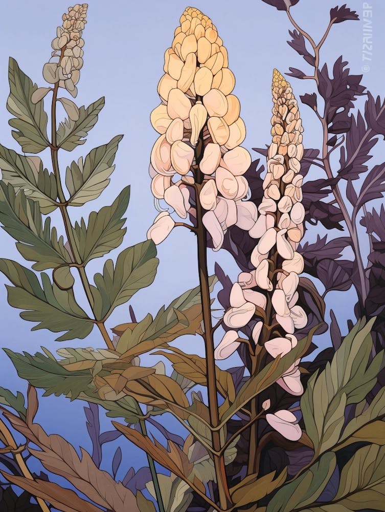 Flower Illustration Bluebonnet 1