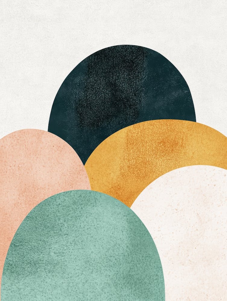 Abstract Circles Canvas Print 34