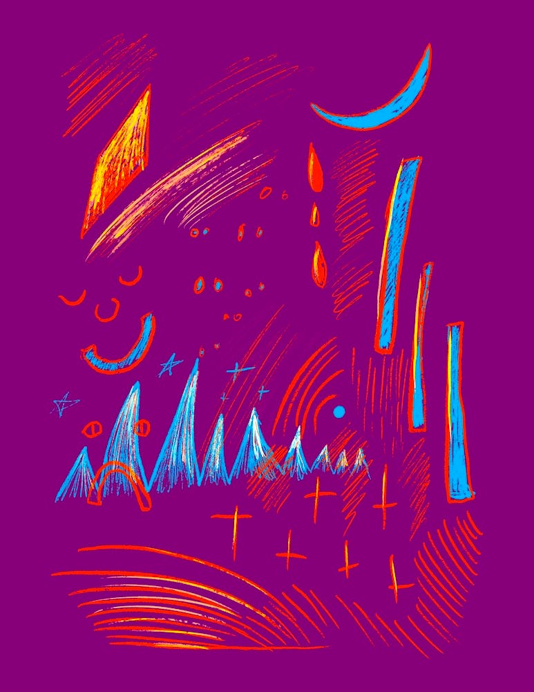 Cycles Print "Warmer"