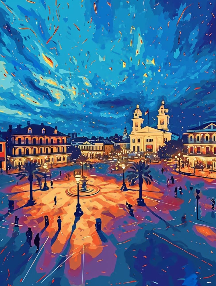 Jackson Square Minimal Painting 1