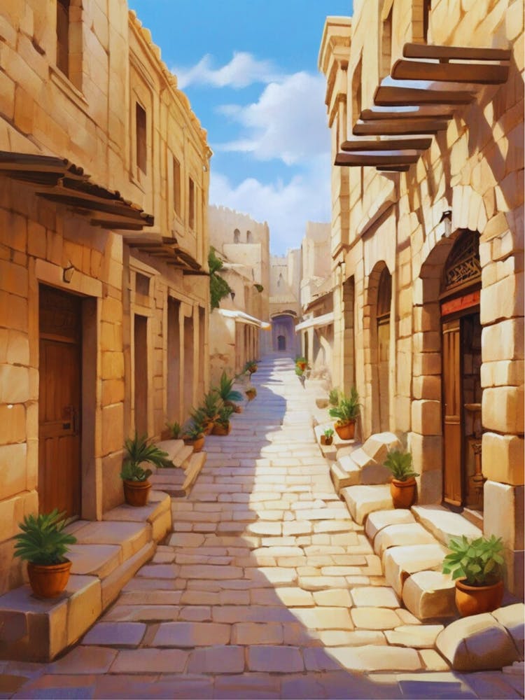 Street In The Old City 1