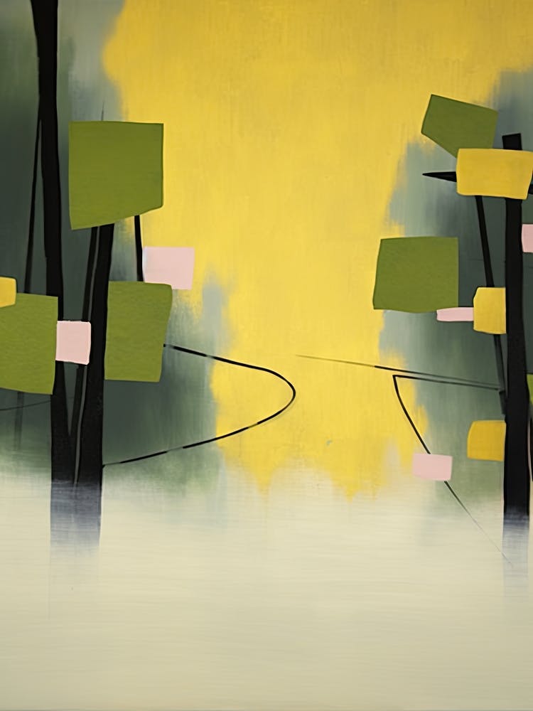 Green Abstract Painting 4